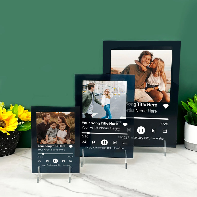 Personalized Music Spotify Plaque Code Acrylic Stand