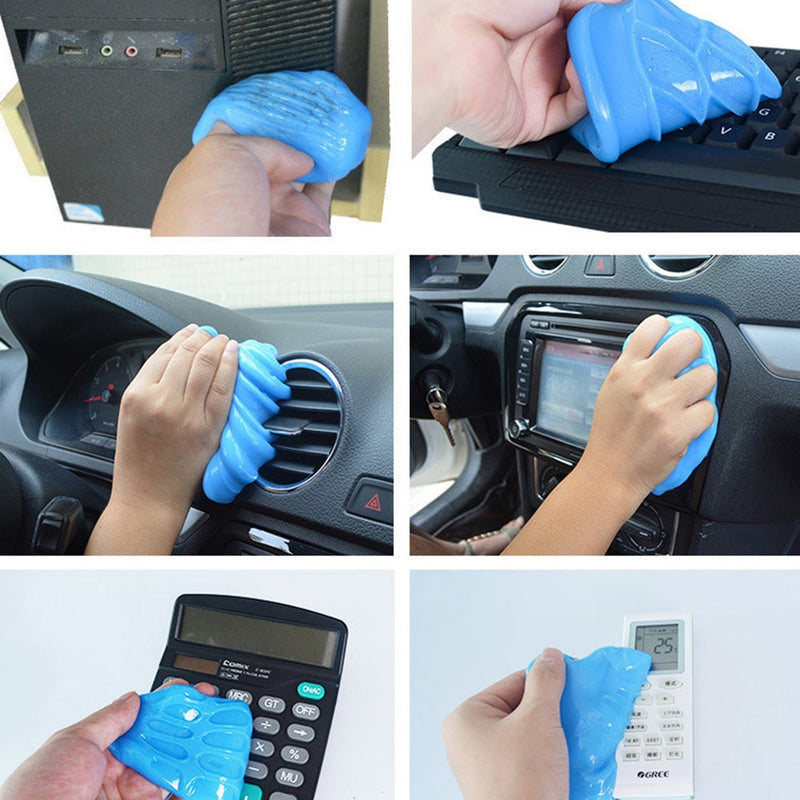 Car Cleaning Glue Cleaner Gel Keyboard Cleaning Gel Clean Slimy Gelatin Clean Auto Dashboard Tools Car Detailing Products