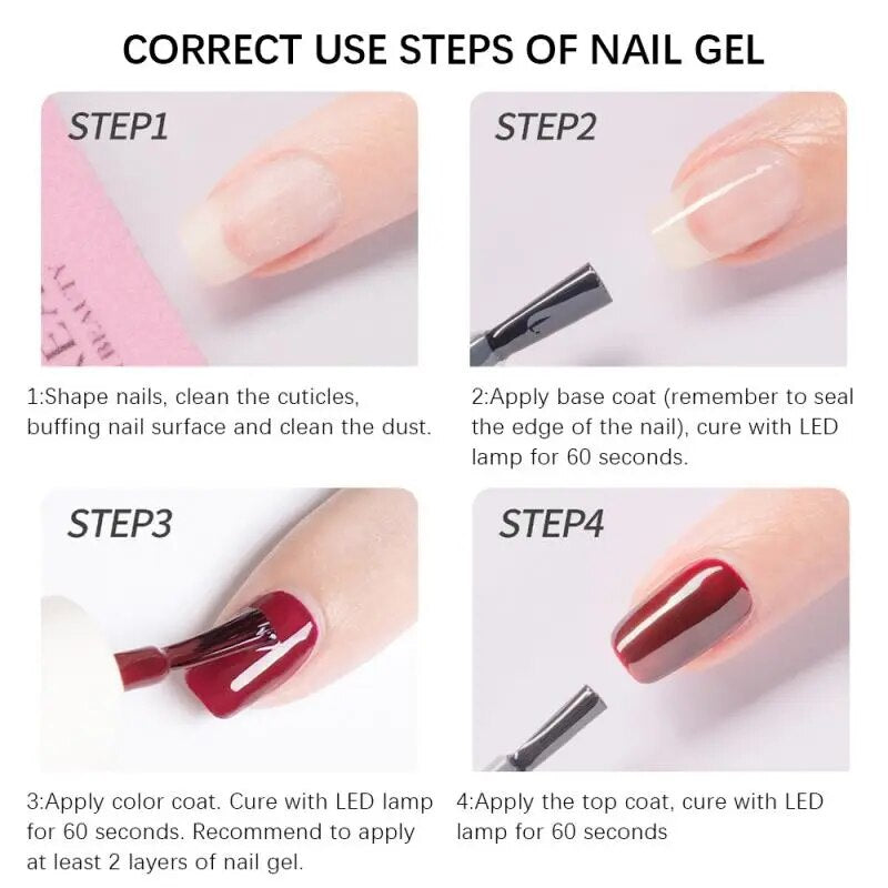 Permanent LED Gel Nail Polish