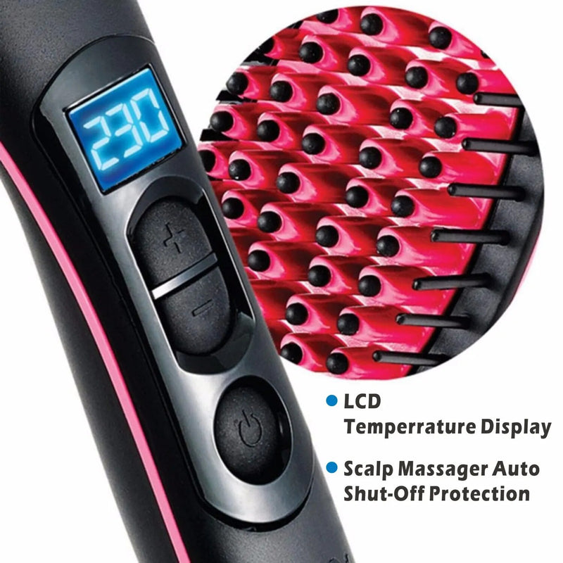 Electric Hair Straightener Brush