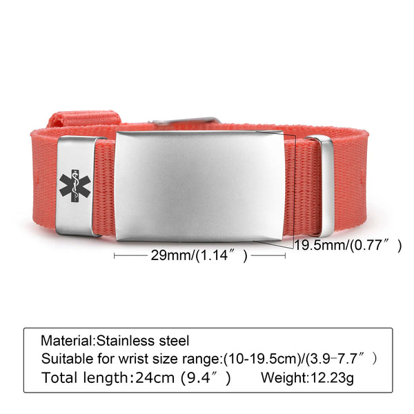 Personalized Medical Alert Bracelet