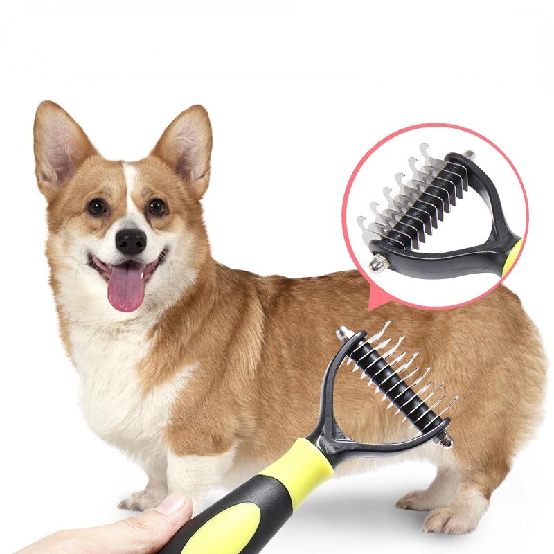 Pet Double Sided Hair Removal Brush