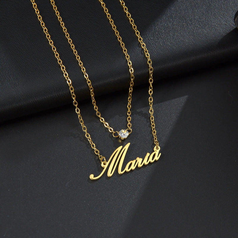 Personalized English Letter Necklaces