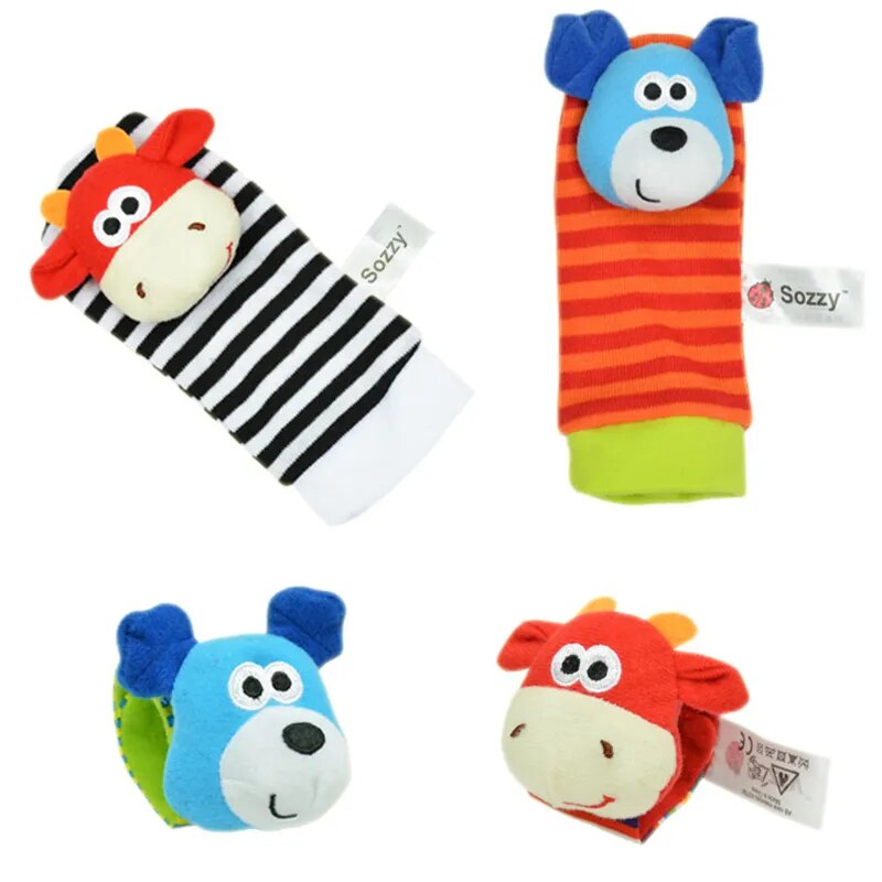 Baby Socks Wrist Rattle Socks Toys