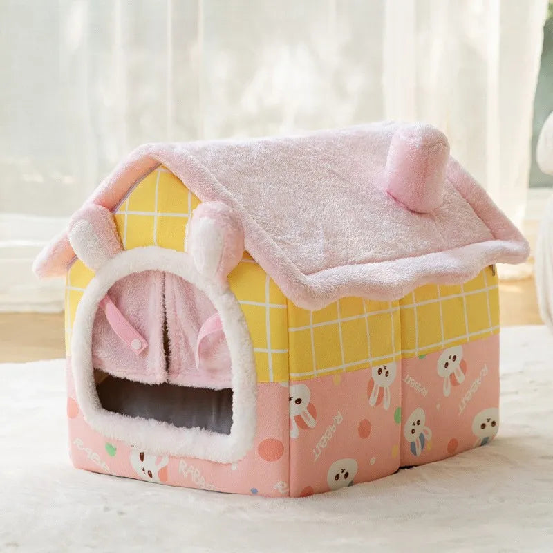 Cat Dog Deep Sleep House Bed