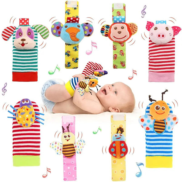 Baby Socks Wrist Rattle Socks Toys