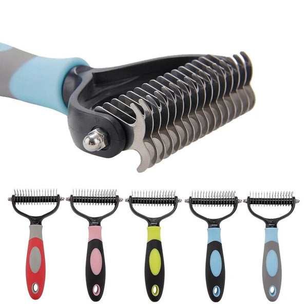 Pet Double Sided Hair Removal Brush