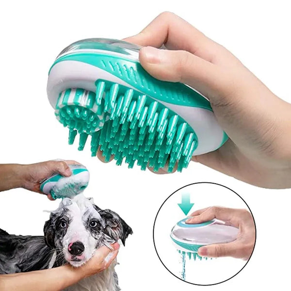 Dog Soft Silicone Bath Brush