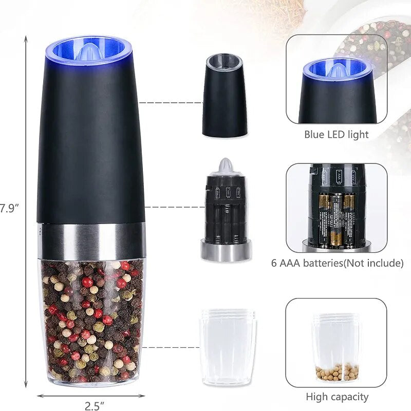 Electric Pepper Mill Herb Grinder
