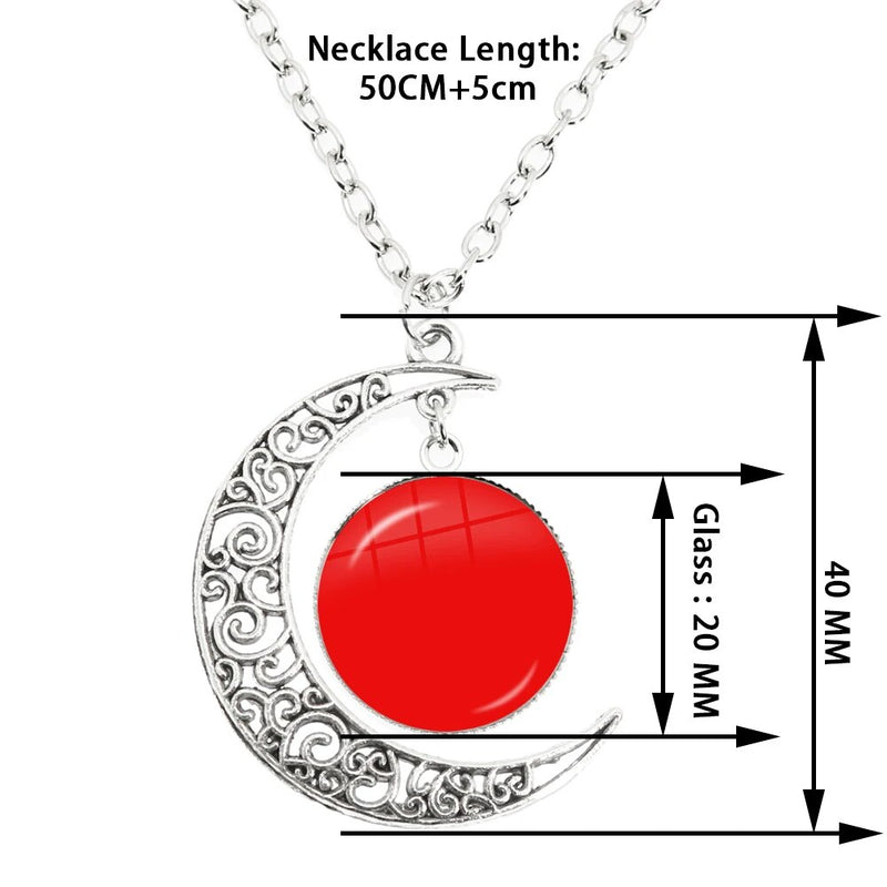 Personalized Custom Moon Pendant