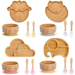 Children Bamboo Tableware Set