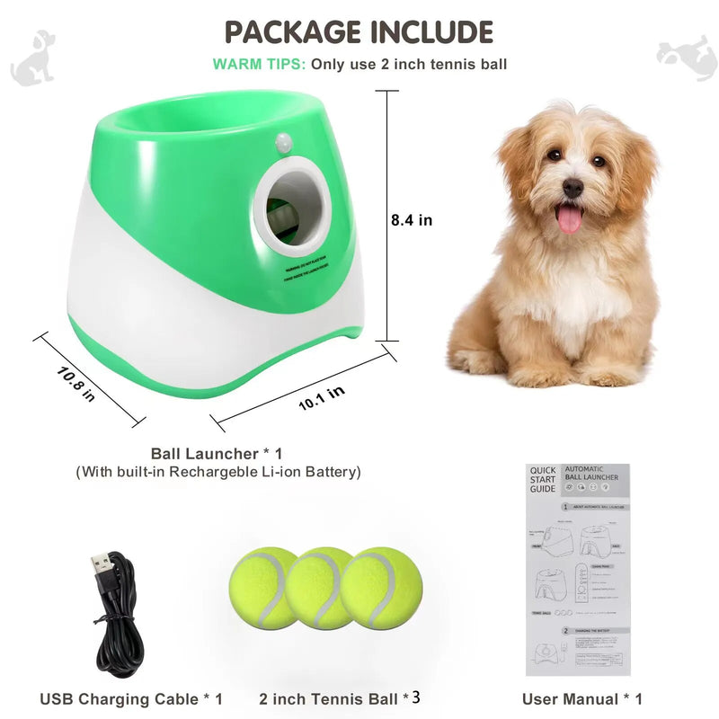 Dog Tennis Launcher Throwing Machine