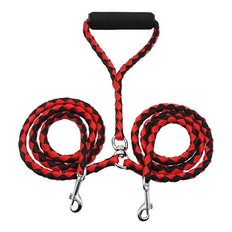 Dog 2 Way Braided Nylon Leash