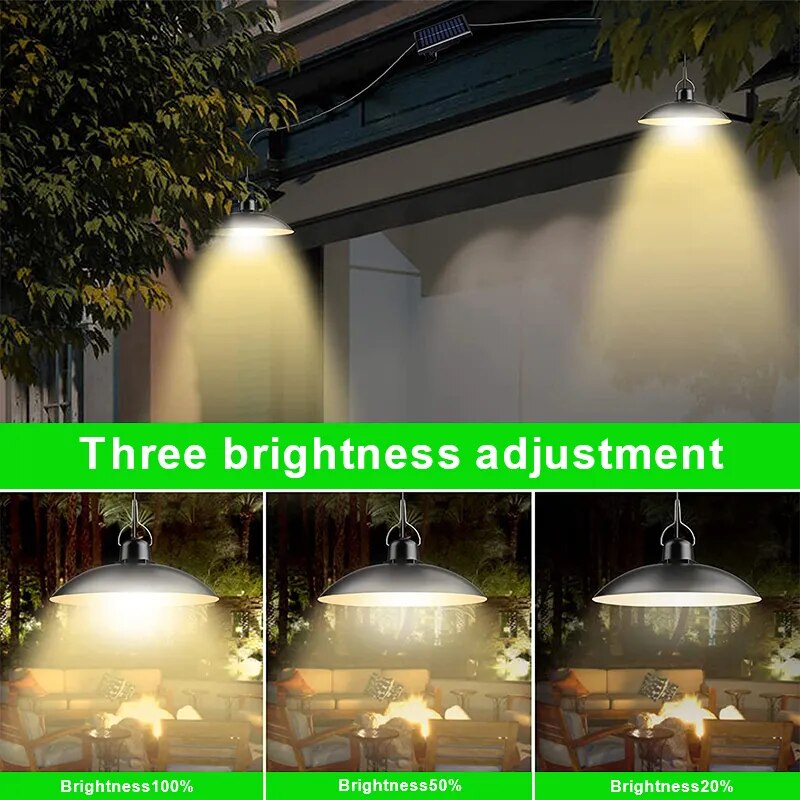 Outdoor Solar Pendant Light