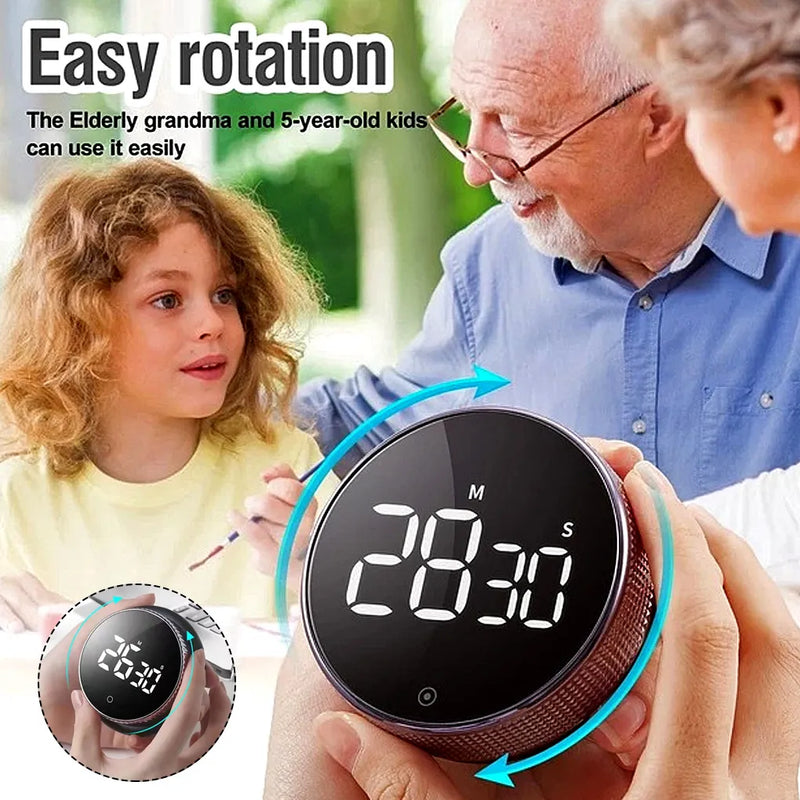 LED Digital Kitchen Timer For Cooking Shower Study Stopwatch Alarm Clock Magnetic Electronic Cooking Countdown Time Timer New