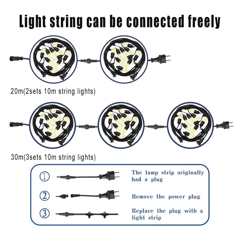 Garden Outdoor LED String Lights