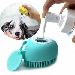 Pet Soft Silicone Bath Brush