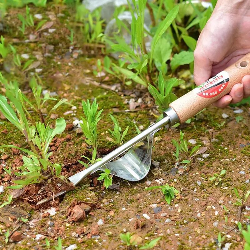 Garden Wooden Hand Weeder Removal Tools