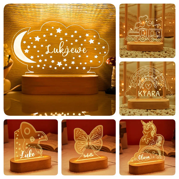 Personalized Children Name Lamp