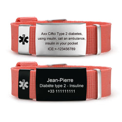 Personalized Medical Alert Bracelet