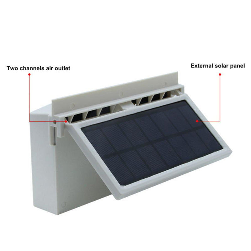 Car Solar Powered Exhaust Fan - 5g10x