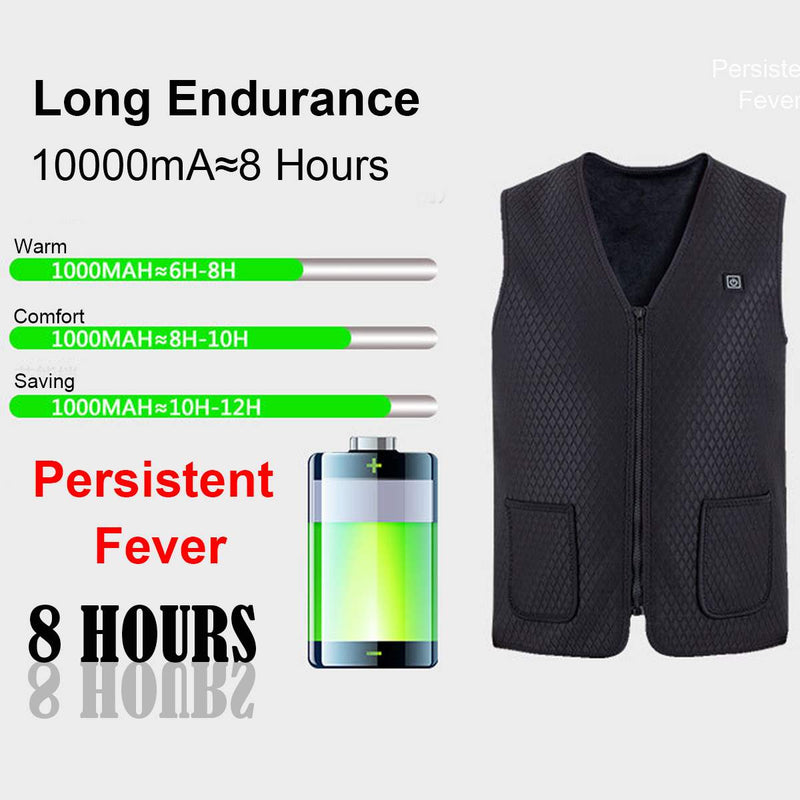 Outdoor USB Infrared Heating Vest Jacket - 5g10x