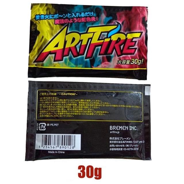 Camping Bonfire Mystical Fire Magic Colorful Flames - 5g10x