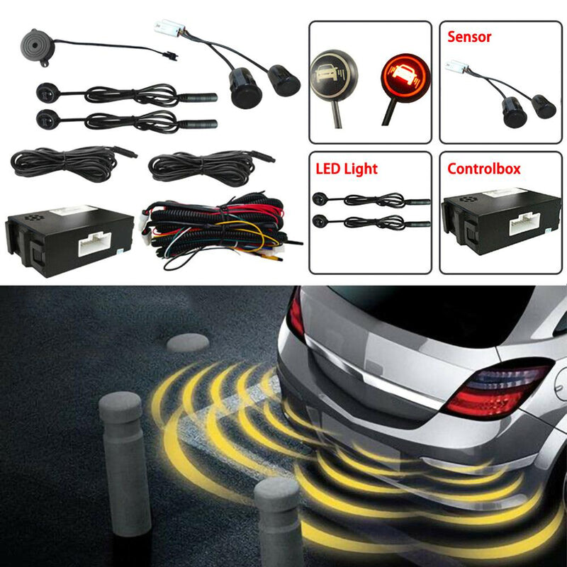 Car Blind Spot Monitoring Ultrasonic Sensor Mirror - 5g10x