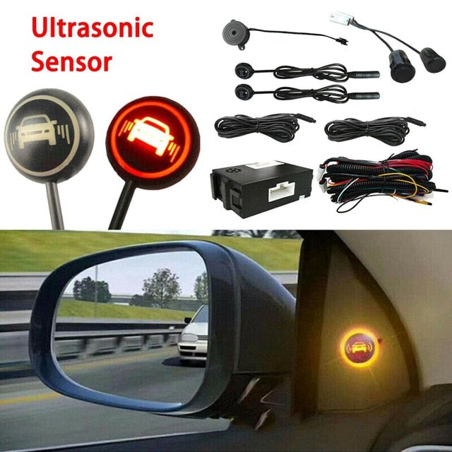 Car Blind Spot Monitoring Ultrasonic Sensor Mirror - 5g10x