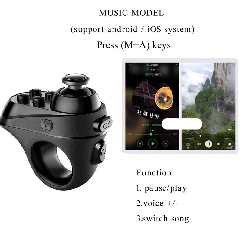 Wireless Bluetooth Finger Game Controller - 5g10x