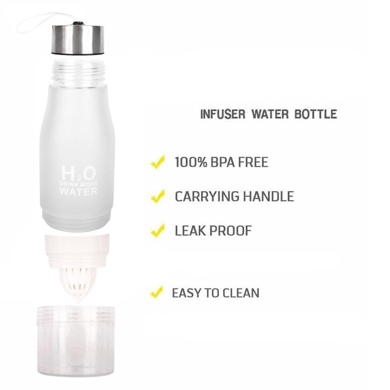 Sport Travel Infuser Juice Fruit Bottles - 5g10x