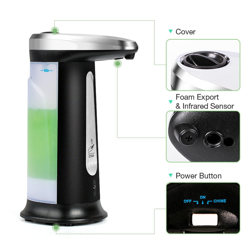 Smart Sensor Hands-Free Automatic Soap Dispenser - 5g10x