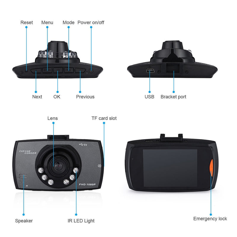 Full HD Car DVR Camera - 5g10x