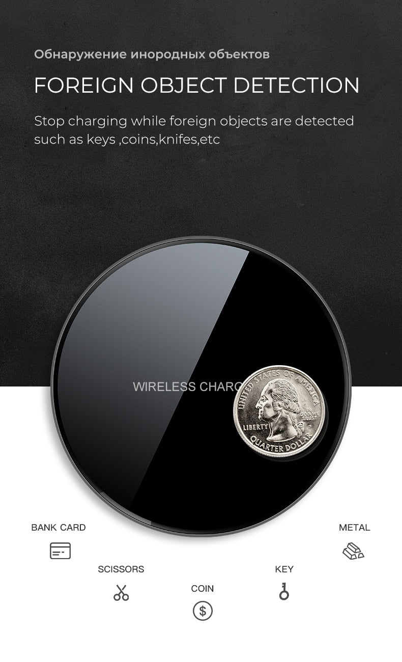 Fast QI Wireless Charging Pad - 5g10x