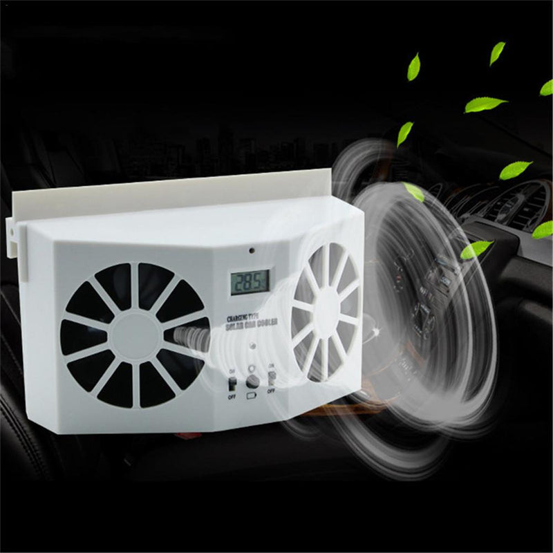 Car Solar Powered Exhaust Fan - 5g10x