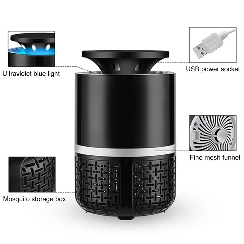 USB Electric Mosquito Killer Lamp - 5g10x