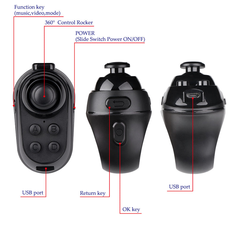 Wireless Bluetooth Finger Game Controller - 5g10x