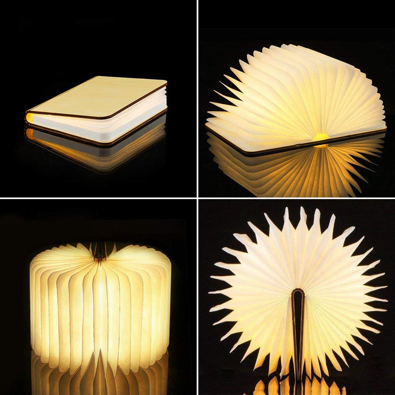 Portable 3 Colors 3D Creative LED Book Night - 5g10x