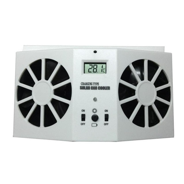 Car Solar Powered Exhaust Fan - 5g10x